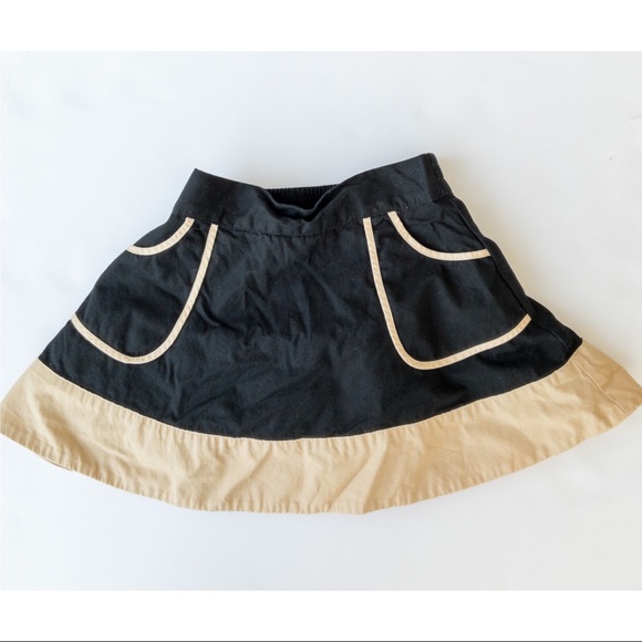 Janie and Jack 2T Black & Beige Skirt - Picture 1 of 1